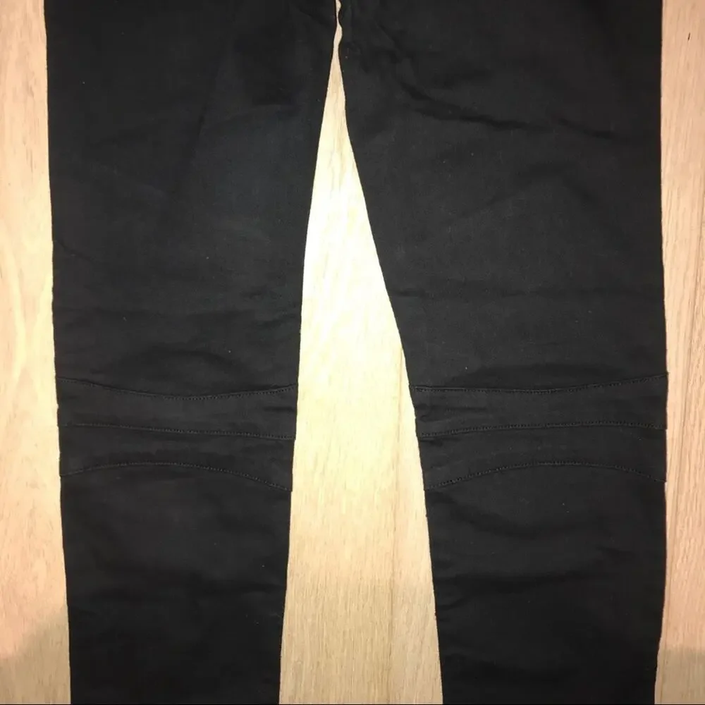 HUDSON Jeans Girls Moto Skinny Jeans Black 16 - Picture 7 of 8